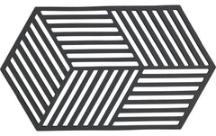 Zone Topfuntersetzer Hexagon, Schwarz