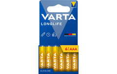 VARTA Longlife AAA, 1.5V, 1.5V, 6Stk