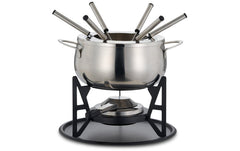 Oak&Steel Fondue-Set Edelstahl Silber