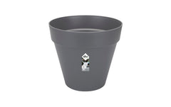Elho | Loft Urban Rund Rollen 60 - Schwarz | 85 l