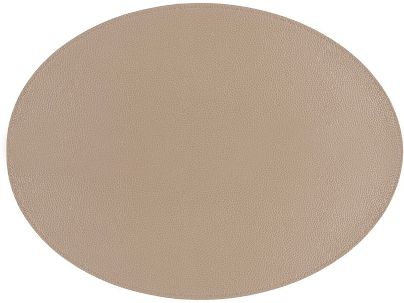 Tiseco | Tischset oval Trudo sand | 45 cm, 33 cm