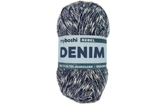myboshi Wolle Denim Rebel, dunkelblau