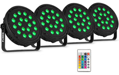 Fuzzix | Comet M16 | Party Par Set, 18x RGB, 4 Stück