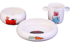 Lunasol Rosie Kindergeschirrset 3-tlg