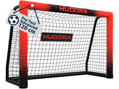 Hudora | Fussballtor Pro Tect 120 Advanced | schwarz/rot