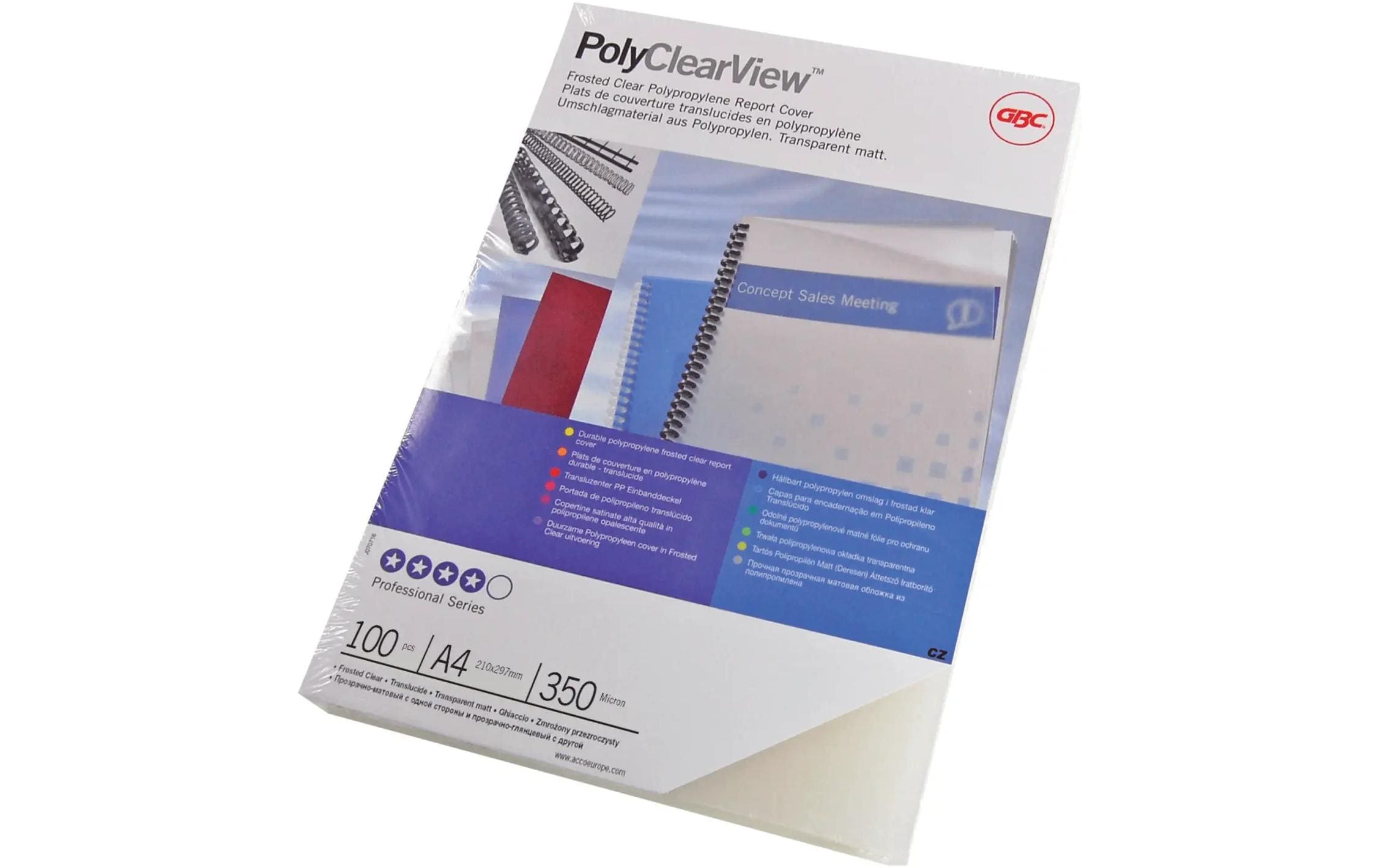 GBC Einbanddeckel Folie PP A4