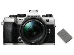 OM-System | OM System OM-5 Camera Kit Silver 14-150 | inkl. Akku