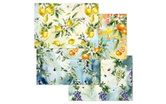 Trendform | Papiertischset MEDITERANIA | Abreissbl. à 4 Sujets à 12 Blt.