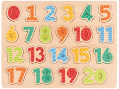 Spielba Holzspielwaren | Spielba Puzzle Zahlen