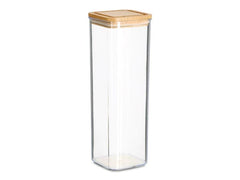 Zeller Present | Vorratsdose Bambus | Grösse: 10 x 10 x 29,5 cm, 1900 ml
