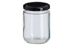 Zeller Present Einmachglas Transp./Schwarz