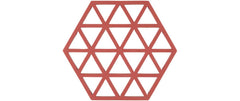 Zone Topfuntersetzer Triangles, Burned Red