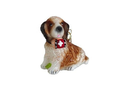 creanorm | CN Weihnachtskugel Bernhardiner Baby | Glas