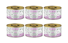Grau Cat Huhn + Putenherzen 6x200g KIT