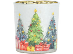 G. Wurm | G.Wurm Windlicht Weihnachtsbaum | Grösse: (B/H/T) 7x8x7cm