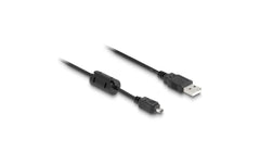 USB-mini-Kabel 1.5m A-Mini4P, USB2, Schwarz