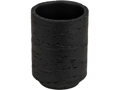Wenko | Zahnputzbecher Denia | Polyresin, Anthrazit