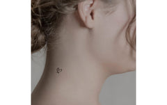 minink | Tattoo minink Herz | Grösse: S (1.1 cm x 1.0 cm)