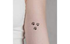 minink | Tattoo Hundepfoten | Grösse: S (2.5 cm x 2.7 cm)