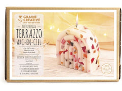 Graine Créative | Graine Bastelset | Kerzen giessen, Terrazzo Kerze
