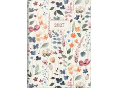Simplex | Wochenagenda Linea 2027 | 1 Woche / 2 Seiten, 100x140mm, dunkelblau