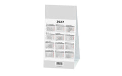 Simplex | 3-Monats-Tischkalender 2027 | 3 Monate im Überblick, 95x202mm