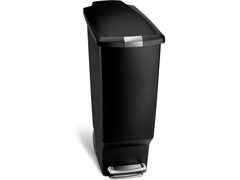 Simplehuman | Treteimer, 40L | Kunststoff, Schwarz