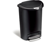 Simplehuman | Treteimer, 50L | Kunststoff, Schwarz
