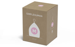 Simplehuman | Müllbeutel für Abfalleimer, 45L | 5x20 Stück, Grösse M, gesamthaft 100 Stück