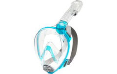 CRESSI | BARON JUNIOR FULL FACE MASK | CLEAR/AQUAMARINE XS