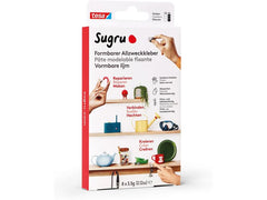 Sugru by Tesa | Formbarer Allzweckkleber | 8 x 3,5 g, Schwarz, Weiss & Grau