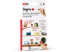 Sugru by Tesa | Formbarer Allzweckkleber | 3 x 3,5 g, Schwarz