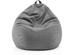 Lumaland | Sitzsack 315l grau Comfort | Feincord, Waschbar