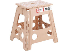 relaxdays | Klapphocker faltbar XL | Farbe: Beige