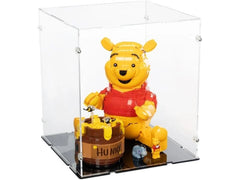 iDisplayit | Acryl-Display LEGO 43300 Winnie Puuh | Mit schwarzem Boden