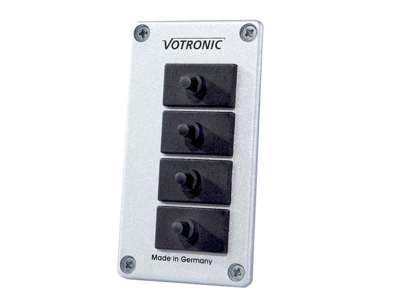 Votronic | 1285 Sicherungs-Panel 4 S | Für BlueSolar MPPT Serie