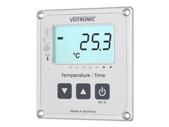 Votronic | 1253 LCD-Thermometer Uhr S Anz. | 9-90VDC