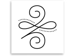 minink | Tattoo Stärke Symbol | Grösse: S (3.6 cm x 4.1 cm)