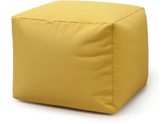 Urbanara | Sitzsack-Hocker 85l senfgelb | Basic-Outdoor Triangle
