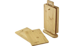 Westmark | 7 tlg. Set Frühstücksbrettchen | 6 Brettchen und 1 Halter