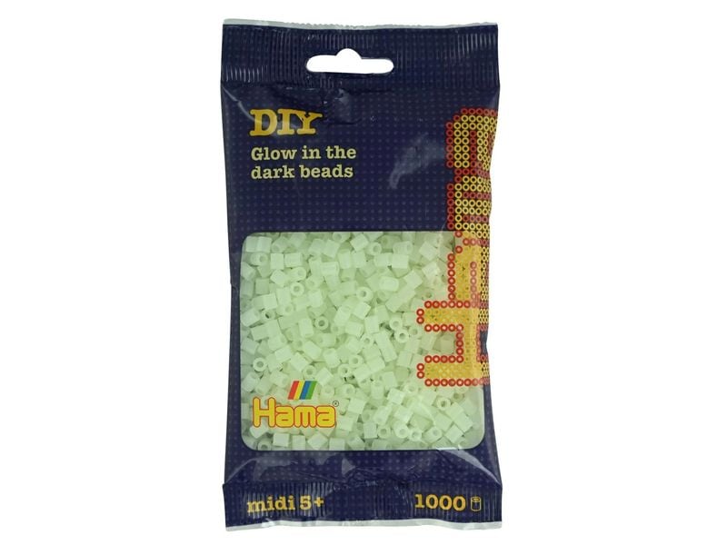 Hama | Bügelperlen Midi Grün, 1000 Stück