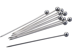 Fackelmann | Cocktailpicker Edelstahl | 10 Stück 8x8x108mm