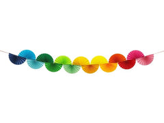 Partydeco | Girlande Regenbogen | farbig, 2.5 m