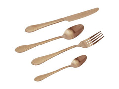 Kare | Besteckset Cucina | 16-teilig, Kupfer Matt