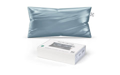 Smartsleep | Kopfkissenbezug Seide Blau/Grau | 40x80 cm