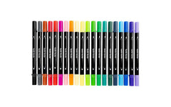 Creativ Company | Textilmarker | 20 Stifte mit je 2 Spitzen