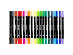 Creativ Company | Textilmarker | 20 Stifte mit je 2 Spitzen