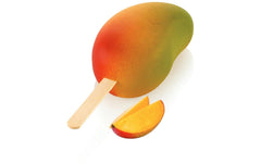 Silikomart | Silikonform für Eis - Mango Set | 2 Formen a je 6 Mulden ink. Holzstäbchen