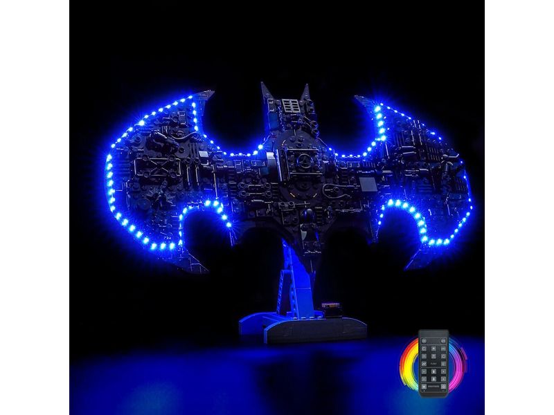 BrickBling | BB LED LEGO 76330 Batman Logo | mit Fernbedienung