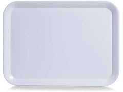 Zeller Present | Tablett Melamin Weiss | Grösse: 43,5 x 32,5 x 1,7 cm (L x B x H)